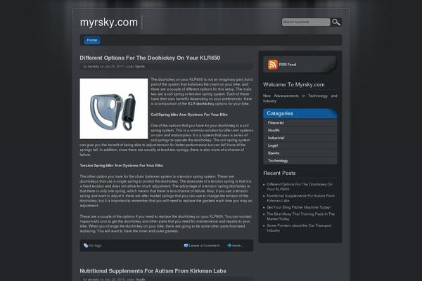 jarrah theme site design template sample
