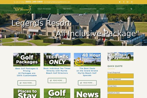Howes-child theme site design template sample