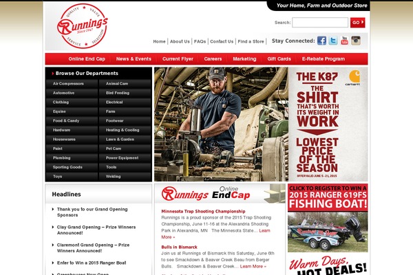 myrunnings.com site used Runnings