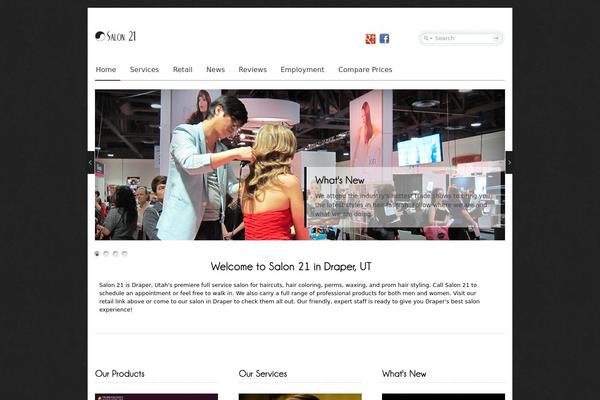 Cloriato theme site design template sample