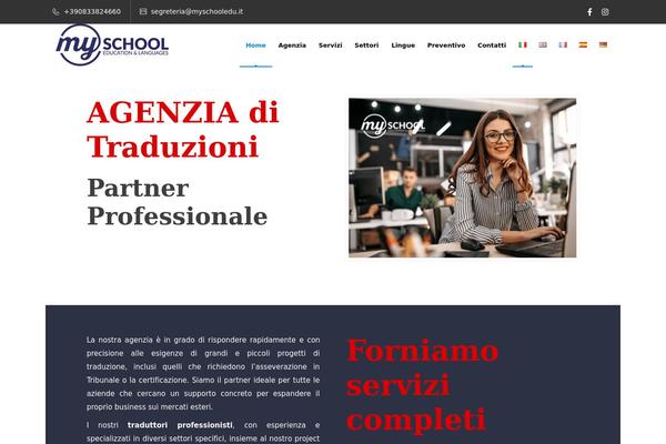 Site using Designthemes-university-addon plugin