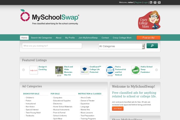 ClassiPress theme site design template sample