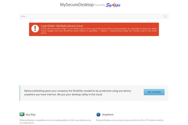 mysecuredesktop.com site used Avadanew
