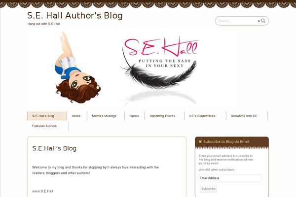 Chocolat theme site design template sample