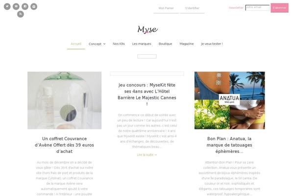 Esquise theme site design template sample