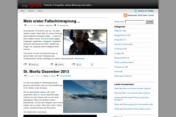 iTech theme site design template sample