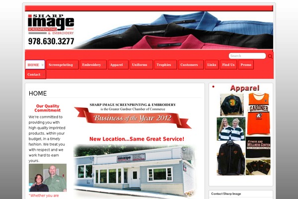 Site using Image Rotator Widget plugin