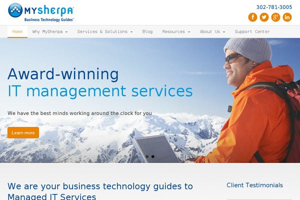 mysherpa.com site used Phoenix Child