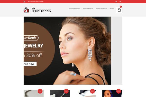 The Retailer theme site design template sample