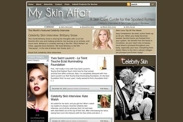 myskinaffair.com site used Wp-vybe-20-basic