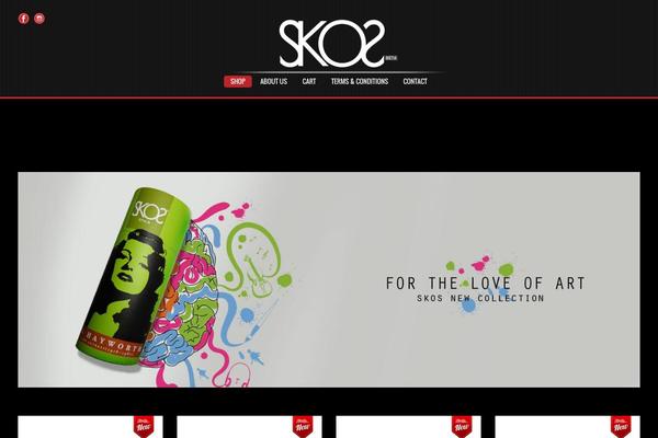 Pinshop theme site design template sample