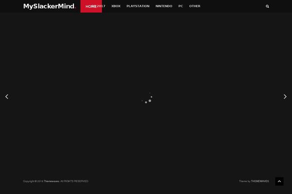 Thoughts theme site design template sample