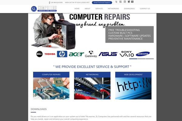 Sl theme site design template sample