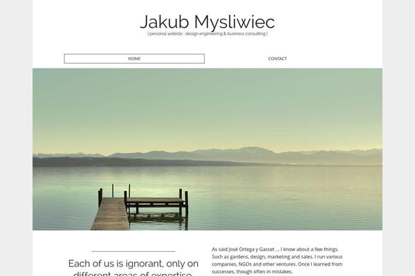 Matheson theme site design template sample