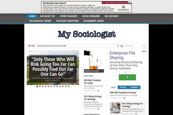 Max Mag theme site design template sample