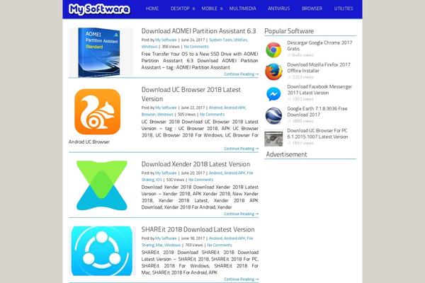 mysoftdownloads.com site used Course-pro