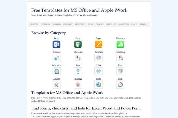 Prose theme site design template sample