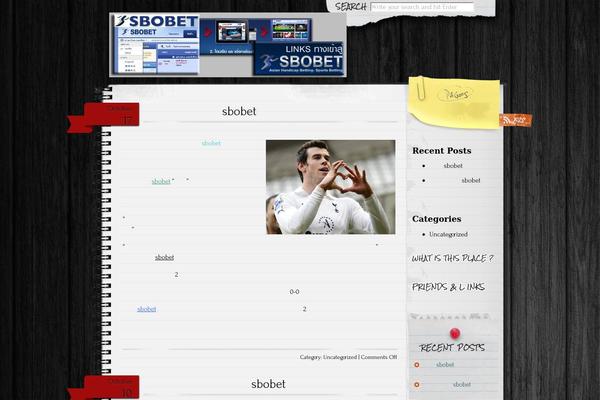 Anarcho Notepad theme site design template sample