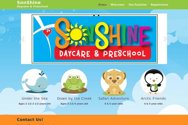 School theme site design template sample