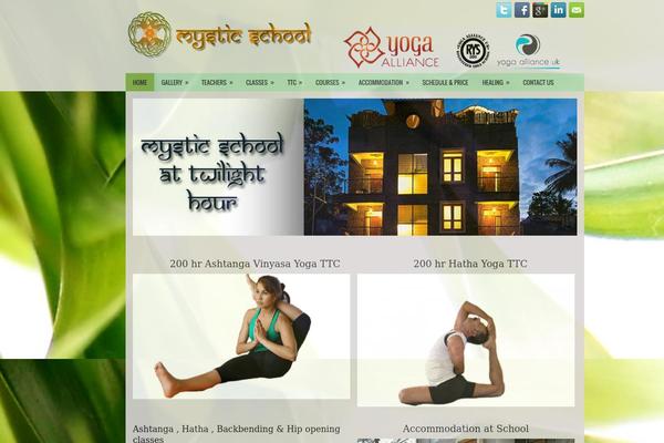 Upstream theme site design template sample