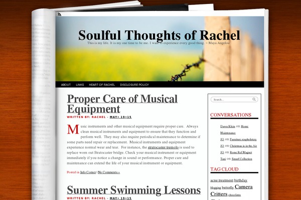 Fresh Ink Magazine theme site design template sample