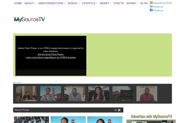 Videozoom theme site design template sample