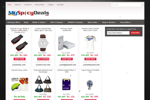 myspicydeals.com site used Foundia