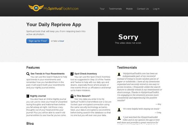 myspiritualtoolkit.com site used Saastheme