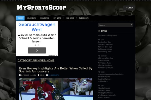 Videozone theme site design template sample