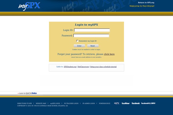 myspx.org site used Elemental