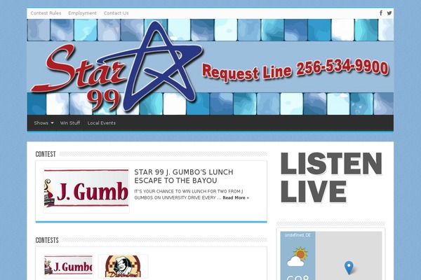 Site using FBF Facebook page Feed Widget plugin