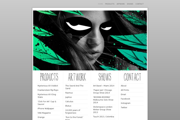 Modularity theme site design template sample