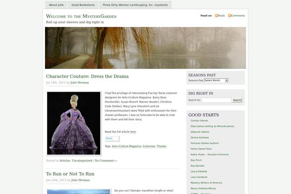 Misty Look theme site design template sample