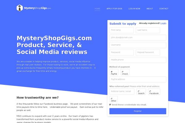 mysteryshopgigs.com site used Mysteryshopsite