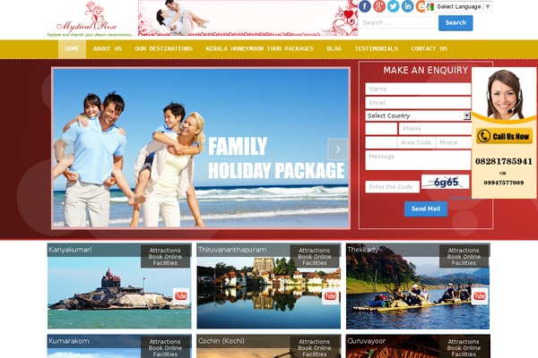 Tour Package v1.01 theme site design template sample