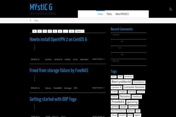 Montezuma theme site design template sample