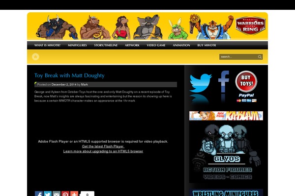 mystwarriors.com site used Trademark