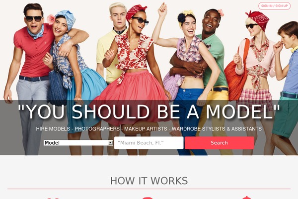 Revelance theme site design template sample