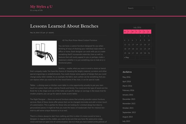 Bandana theme site design template sample