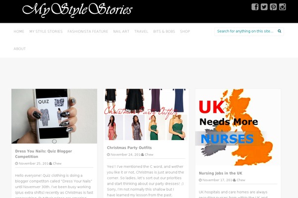 Inkness theme site design template sample
