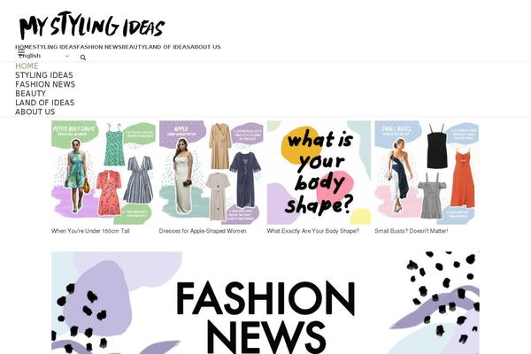 The7 theme site design template sample