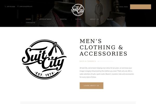 Petermason theme site design template sample