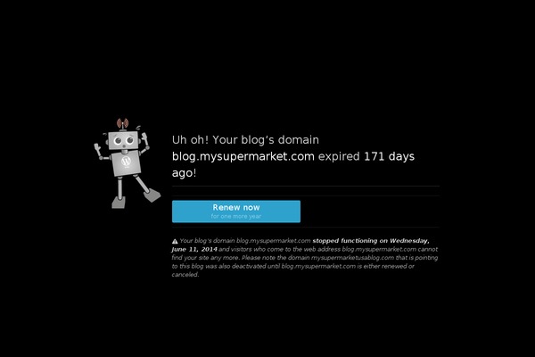 mysupermarketusablog.com site used Simplicity