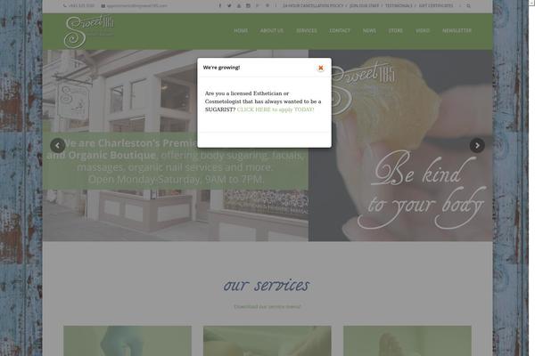 Lotus Flower theme site design template sample