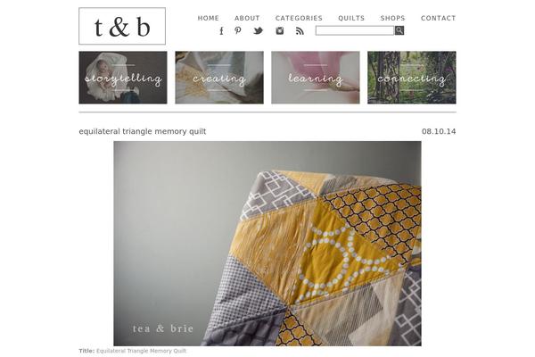 myteaandbrie.com site used Prophoto4