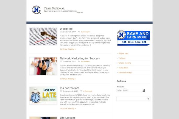 Modernize theme site design template sample