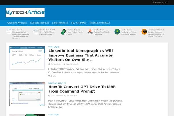 Site using Meks Smart Author Widget plugin