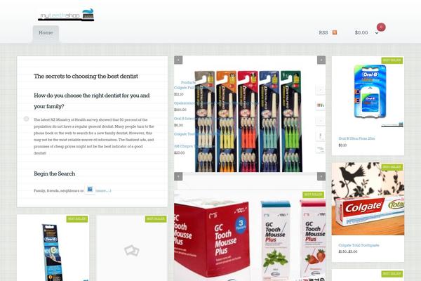 Sentient theme site design template sample
