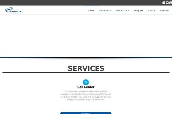 Site using X-shortcodes plugin