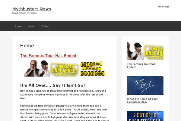 Site using Footer Putter plugin